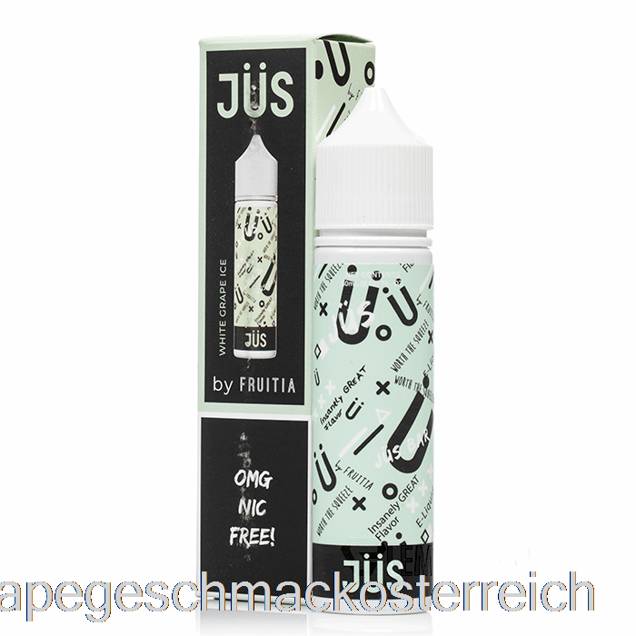 Weißes Traubeneis – Jus E-Liquid – 60 Ml, 3 Mg Vape-Geschmack